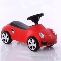 One-year-old baby is suitable for playing with children four-wheel car childrens car can ride toy car Pulley