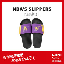 MINISO Famous NBA Los Angeles Clippers Mens Fashion Slippers