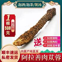 Alashan Cistanche wild Inner Mongolia super oil Cistanche whole root sparkling wine Chinese herbal medicine Cynomorium flagship store