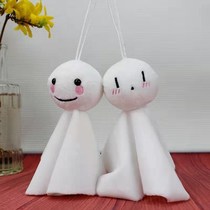 ins send bestie student graduation gift sunny doll school bag day style healing hanging decoration key button birthday wind bell