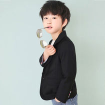 Boys suit jacket Spring and Autumn new single child British foreign tide boy handsome black childrens small suit