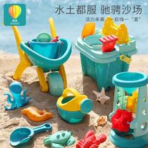 Childrens beach toys kids baby seaside play water digging sand tools large shovel and bucket play sand set