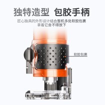 Cutting machine woodworking tool flip-chip electric wood milling carving hole Gong machine small gouge machine multi-function Aluminum plastic plate slotting machine