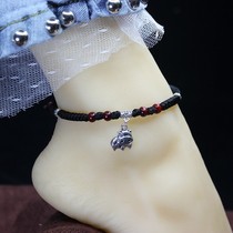 Cattle is the year of life anklet 2021 New Tide ins cold wind evil twelve Zodiac red rope body rope