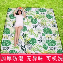 Spring outing moisture-proof cushions waterproof and thickened machine washable picnic mats outdoor childrens portable ins Wind picnic cloth