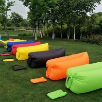Automatic single sofa air bag portable office lunch break inflatable bed Children reflection mirror Net red outdoor lazy