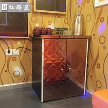 ktv song cabinet stainless steel rose gold bar Club box power amplifier volume vending style song station Cabinet spot