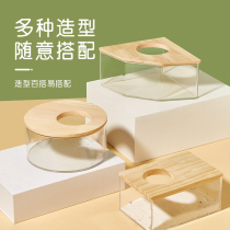 Hamster Bath House Gold Silk Bear Wash Shower Room Bath Tub Bath Sayacrylic Transparent Large Toilet Urine Sand Basin Supplies