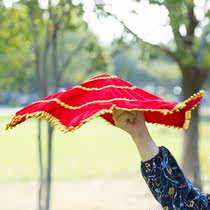 Hand silk flower dance two people turn octagonal scarf a pair of grades for children Square dance Northeast Yangko dance red handkerchief