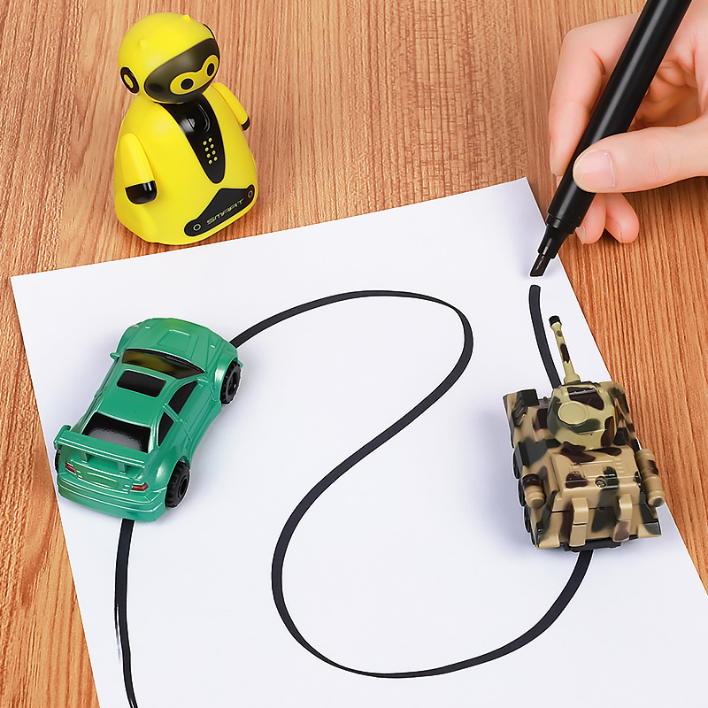 線画とペンカー ブラックテクノロジー ミニリモコンカー 子供のおもちゃ 男の子 5～7歳 電動モデル レーシングカー