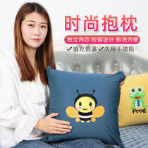 Pillow living room sofa cushion cover car office waist protection student nap pillow bedside back cushion big pillow