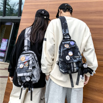 ins tide card chest bag sports section student single shoulder bag casual boys backpacks fashion small bag women skew satchel men