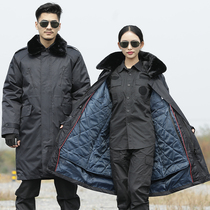 Military cotton coat male thick trench coat training coat security northeast cotton coat women waterproof labor insurance cotton coat