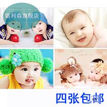 Mens and womens pictorial stickers Beautiful picture wall baby cute pregnant woman pictures doll photos baby prenatal education big poster