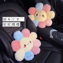 Car waist waist cushion backrest car seat support lumbar support pillow car shoulder strap headrest neck pillow female