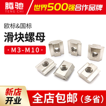 t-nut 20 30 40 45 type European standard national standard special aluminum profile slider nut M3M4M5M6M8