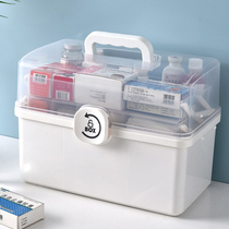 Medicine Box Large Capacity Home Loaded Medicine Box Home Multilayer Complete Emergency Health Care Medical Intake Medicine Small Medicine Case