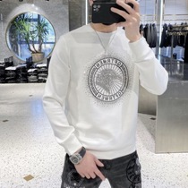Xinwei European Station Chaozhou Brand Youth Pullover Sweat Spring and Autumn Fashion Handsome Hot-end Mens Casual Long Sleeve