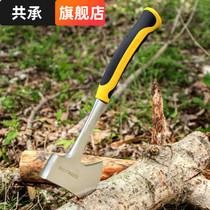 Axe chopping wood woodworking axe household small pure steel full steel cut tree wood artifact outdoor tool large open mountain axe