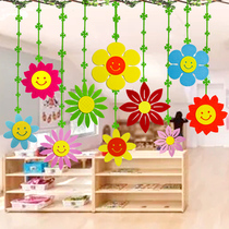 Kindergarten hanging decoration air staircase corridor decoration classroom decoration ceiling hipster Hall Chinese style