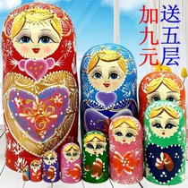 Put on the ground to pick up Russian Doll Doll 20 layers cute cartoon Net red toys 10 15 layers