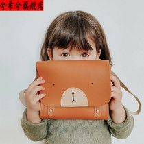 Ins children's cute cartoon bear backpack Han Joker casual kindergarten schoolbag for boys and girls