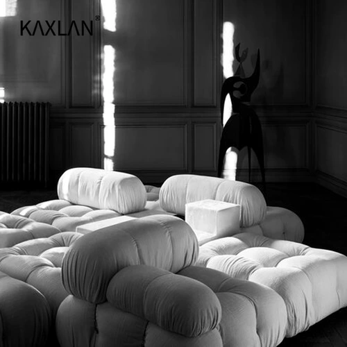 Марио, модуль, дизайнерский кремовый диван