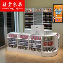 Supermarket cashier convenient fruit shop mother and baby shop tobacco and alcohol counter simple modern corner small collection bar