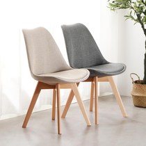 Imus desk back chair Nordic simple office computer learning chair home dining chair girl bedroom makeup stool