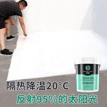 Nano heat insulating paint roof waterproof roof sunscreen paint top floor tin reflective paint Iron anti-rust