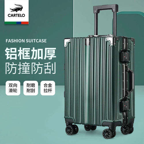 Вместительный и большой универсальный модный чемодан подходит для мужчин и женщин, 24 дюймов