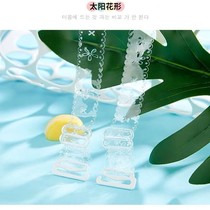 Transparent invisible shoulder strap underwear strap bra bra exposed sexy non-slip collar seamless female summer wild