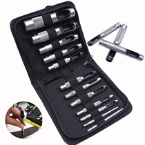 Belt punching set 3-25mm15 piece set of belt punch punching hole puncher 12 sets of set