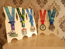 36cm high small waist medal hanger photo frame medal collection display marathon cross-country running reward table