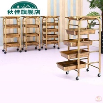 Multi-layer shelf for hairdressing cart hair salon tool car barber shop trolley car