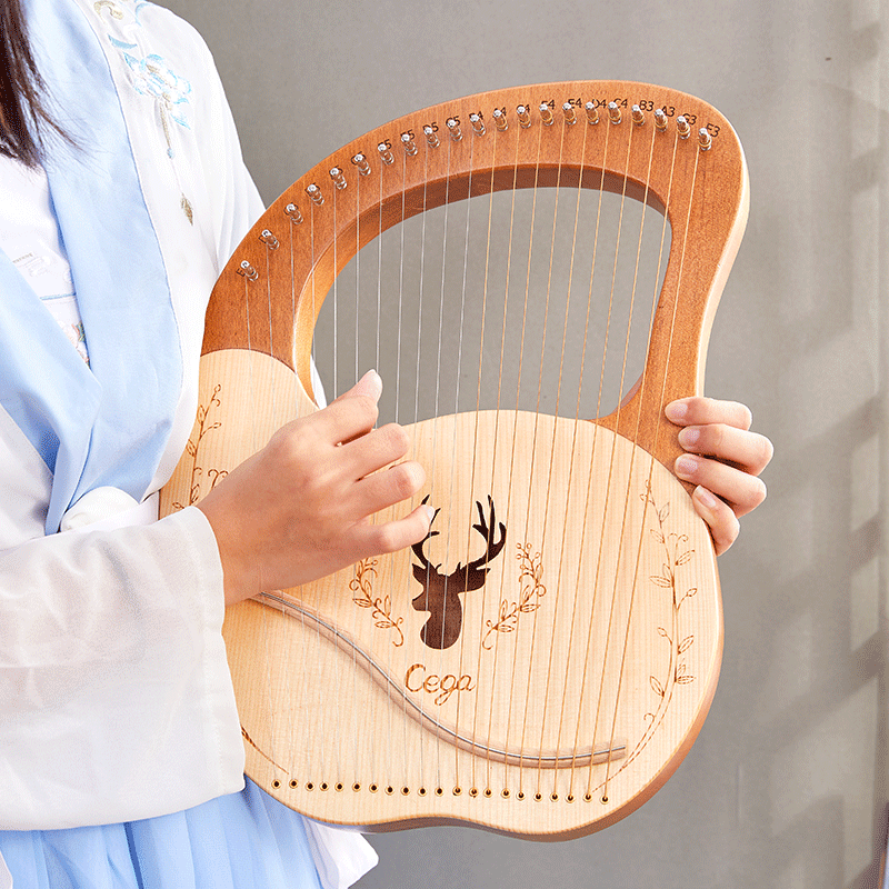 Cega リラは、初心者でも簡単にハープ、不人気な小型楽器、リラ リラ ハープ 16/21/24 弦を学ぶことができます。