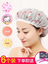 Shower cap female waterproof bath protective bath headgear set set head simple shower hat children Girl Girl