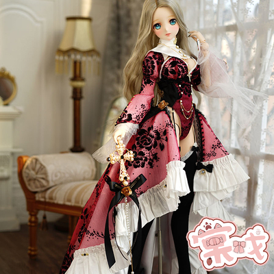 taobao agent [Tang Opera BJD] Clothing [Meow House] Shengpi-Blood-colored Rose Diablo Dark Gobba Wait 3 points 4 points MDD