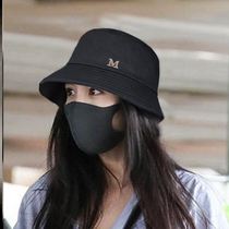 Yang Mi star with the M standard fishermans hat childrens summer new net red sun shade Sunscreen Face too New