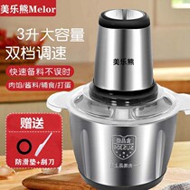 (三妹粉丝专享)(质保三年)绞肉机家用电动绞馅机不锈钢绞菜机