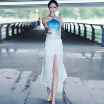 Classical Dance Exercises for womens body Rhyme Dresses Flutter-Costume Blouses Fairy-style Rhythmic Dancing dresses bodies