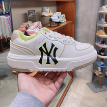 South Korea 2022 new M L B joint female small white shoes thick bottom heightening plate shoes lovers sneaker mens shoes