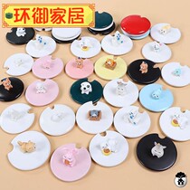 Cup lid ceramic cup lid accessories water cup lid round Universal mug lid glass cup lid single sale