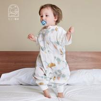 721 - Planet baby baby sleeping bamboo cotton double - deck sample in summer babys sleeve pen - sleeve child anti - kick