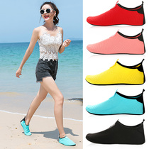 Water Park Slippers Anadromous Shoes Women Outdoor Covered Water Summer Ultra Light Yoga Diving Beach Socks Shoes anti-cut Indoor