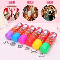 Wedding spray Ribbon Silk wedding supplies wedding hand spray props spray flying snow ribbon event celebration color spray snow banquet
