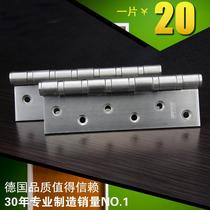  Stainless steel 6 inch hinge hinge Heavy gate mute thickened Heba 304 bearing flat open wood door 6 * 3 5 *