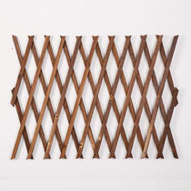 Thickened telescopic anti-corrosive wood fence fence grid Wood fence Climbing Rattan decarbonised wood larnet courtyard Decorative Flower Racks