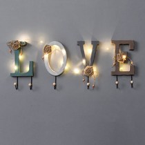 Hook Bedroom Wall Girl Creative in door hanging clothes hook Hyun Off key containing wall hanging hanger wall sleeper