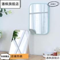 New wall-mounted makeup mirror desktop large mirror folding student dormitory desktop mirror full-body mirror portable dressing mirror